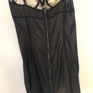 Black corset dress